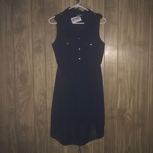 Indulge high low sheer dress